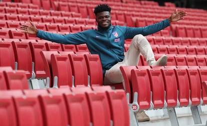 Thomas, durante la entrevista en el Wanda Metropolitano.