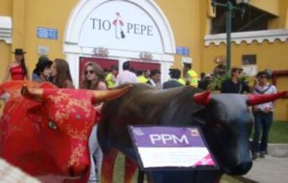 Imagen de la plaza de toros de Quito.