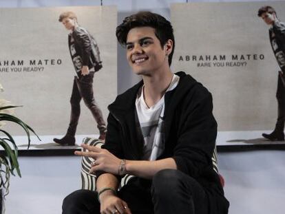 Abraham Mateo en la Ciudad de M&eacute;xico.