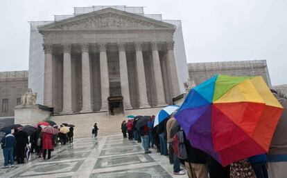 El Tribunal Supremo en Washington este lunes.