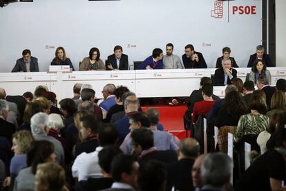 Imatge del Comit&egrave; Federal del PSOE.