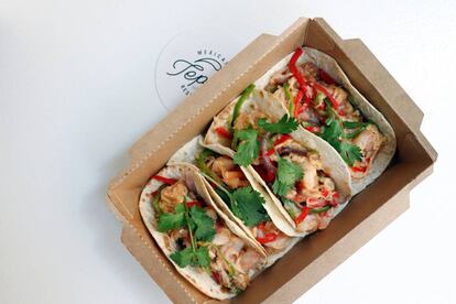 Tacos al estilo gobernador.
