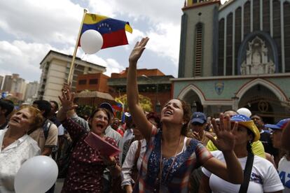 Protestas contra el gobierno de Maduro en Caracas