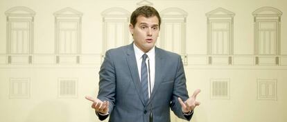 El líder de Ciudadanos, Albert Rivera, en una imagen de archivo.