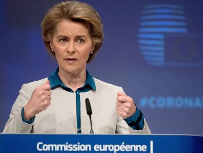 Ursula Von der Leyen, presidenta de la Comisión Europea.