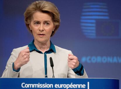 Ursula Von der Leyen, presidenta de la Comisión Europea.