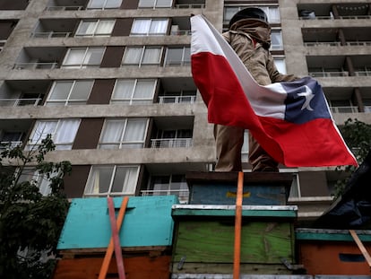 Una protesta contra el cambio climático en Santiago, a mediados de este mes.