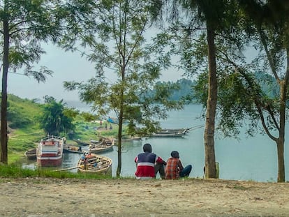 Orillas del Lago Kivu, en Kibuye, Ruanda.