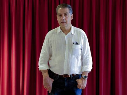 El escritor Philip Kerr, en Valencia.