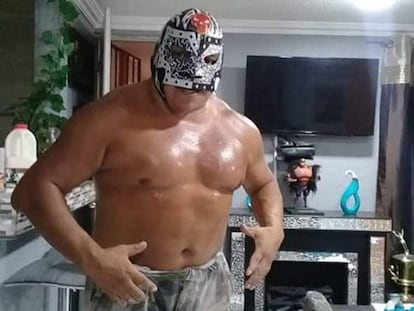 El luchador mexicano Mr. Niebla.