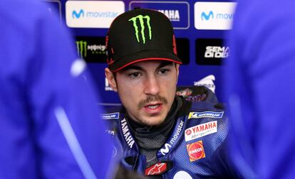 Maverick Viñales, en el pasado gran premio de Francia.
