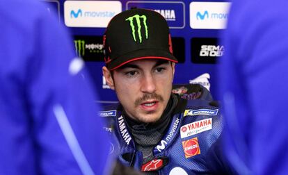 Maverick Viñales, en el pasado gran premio de Francia. 