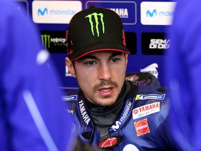 Maverick Viñales, en el pasado gran premio de Francia. 