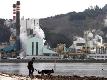 Planta de Ence en Pontevedra.