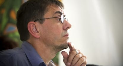 Juan Carlos Monedero en el foro social del festival de Benicassim. 