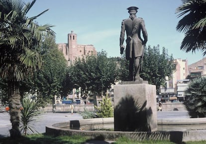 Estàtua de Gaspar de Portolà, a Balaguer.