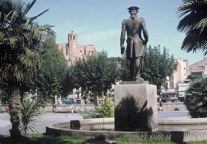 Estatua de Gaspar de Portolá, en Balaguer (Lleida).