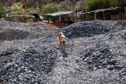 Zona de hornos de una mina en Querétaro.