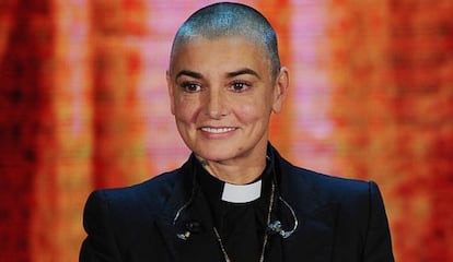 Sinead O'Connor en el programa de la televisión italiana 'Che tempo che fa', en octubre de 2014. 