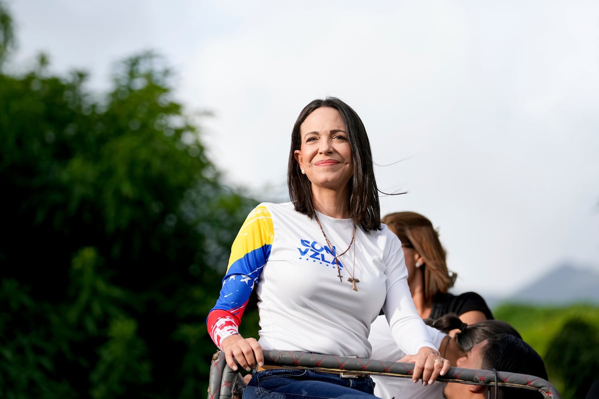 Maria Corina Machado assures that “huge civilian force” will bring change to Venezuela