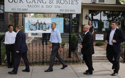 O presidente Barack Obama, que na quinta-feira visitou Saint Paul, capital de Minnesota, quer coordenar com a UE as sanções à Rússia.