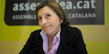 La presidenta de la Asamblea Nacional Catalana, Carme Forcadell.