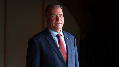 Cuban Minister of Tourism Juan Carlos García Granda during his visit to Colombia, June 24, 2025.