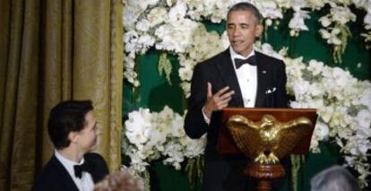 El presidente estadounidense, Barack Obama y el primer ministro de Canadá, Justin Trudeau.