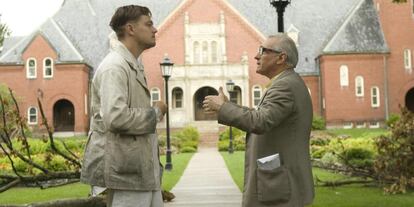 Leonardo DiCaprio y Martin Scorsese, en el rodaje de 'Killers of the Flower Moon'.