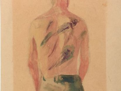 'Colpejat (El meu germà Gedalyahu)', 1941-44, de Jacob Lipschitz (1903-45).