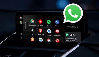 Controla WhatsApp desde cualquier rincón de Android auto.