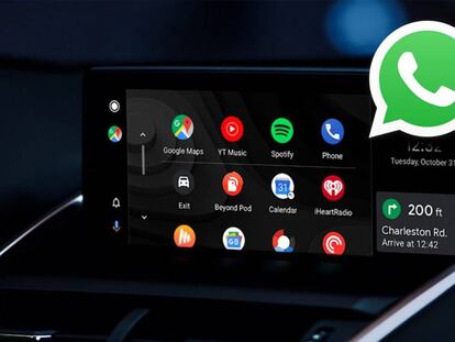 Controla WhatsApp desde cualquier rincón de Android auto.