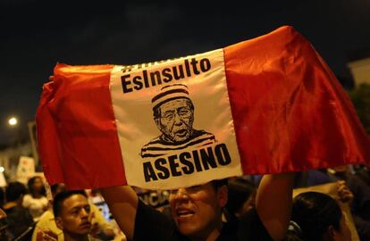 Manifestación en lima contra el indulto a Fujimori