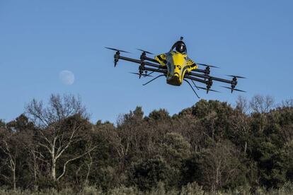 Dron tripulado de Drone Champions AG.