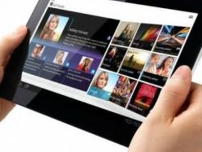 Sony Tablet S es otro de los contrincantes del iPad