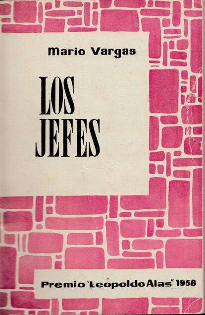 Portada de la primera edición de 'Los jefes', de Mario Vargas Llosa, publicada por Roca Editorial en Barcelona, 1959.