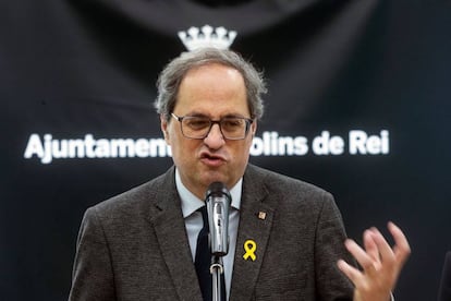 Quim Torra a Molins de Rei.