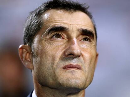 Valverde, durante la derrota ante el Leganés.