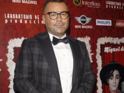 Jorge Javier Vázquez llegando al estreno.