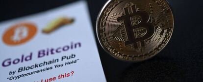 Una simulación de bitcóin.