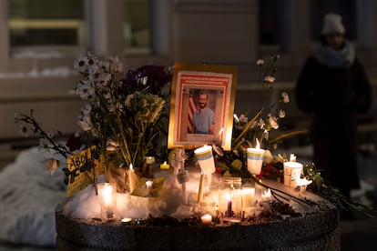 Memorial por Alex Pretti, en Washington, este miércoles.