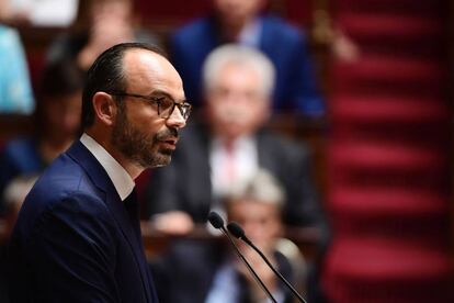 &Eacute;douard Philippe, este martes en la Asamblea Nacional.