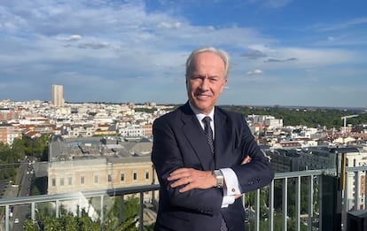 El empresario Omar González, en el Club Financiero de Génova, el martes 20 de mayo.