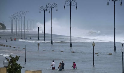 Los efectos del hurac&aacute;n Irma a su paso por La Habana.