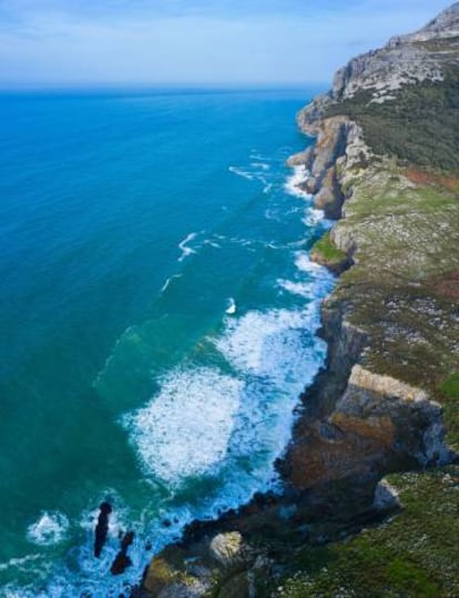 Estribaciones del macizo de Candina, en Liendo (Cantabria).