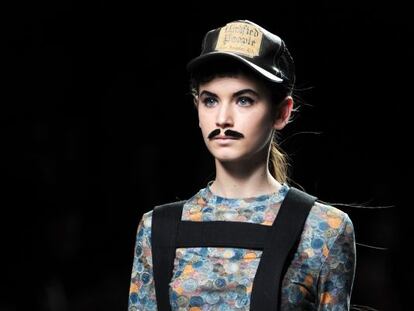 Uno de los diseños de Carlos Díez en la Madrid Fashion Week