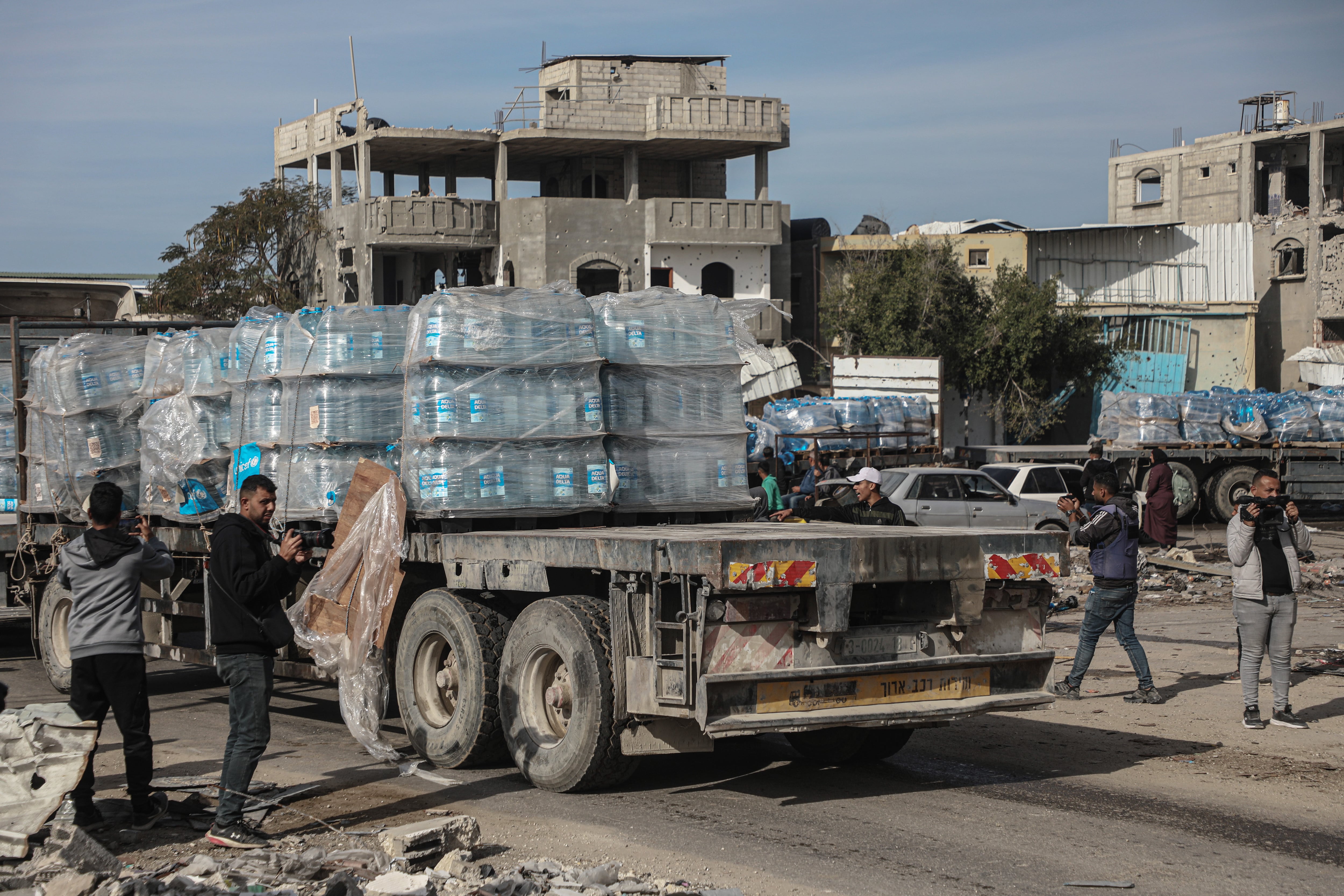 El alto el fuego en Gaza impulsa los mayores volúmenes de entrada de ayuda humanitaria desde el inicio de la guerra