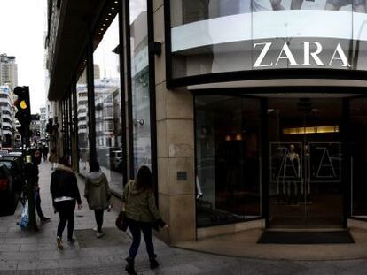 Tienda en A Coruña de Zara, propiedad del grupo Inditex.