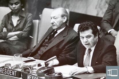 El poltico de izquierda fue el titular de la Misin Permanente de Mxico ante la ONU entre 1979 y 1985.