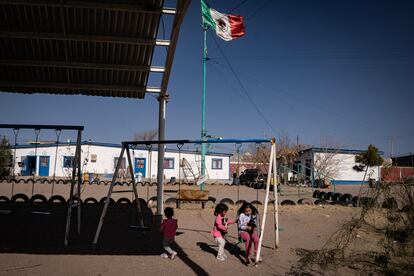 Vista del albergue para migrantes 'Pan y vida', ubicado en la colonia Anapra, de Ciudad Juárez, el 18 de enero de 2025.